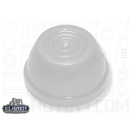 G.L. HUYETT Push on Cap Deco Medium 3/8 White EFPOC-KPS375135SOHEW/B